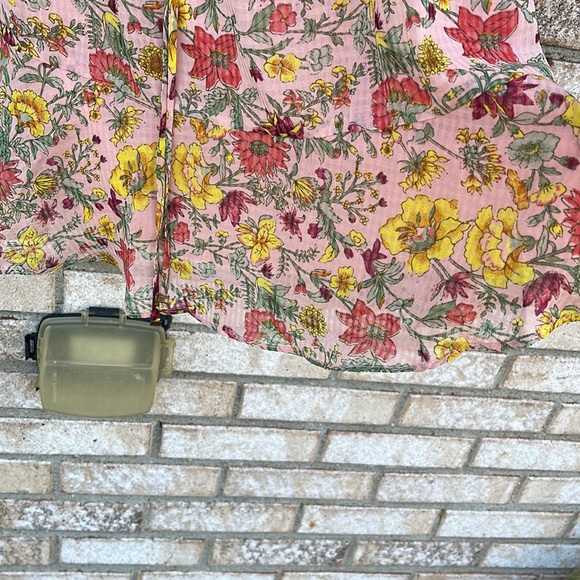 NWT Loft floral pink dress size XS - Picture 4 of 9